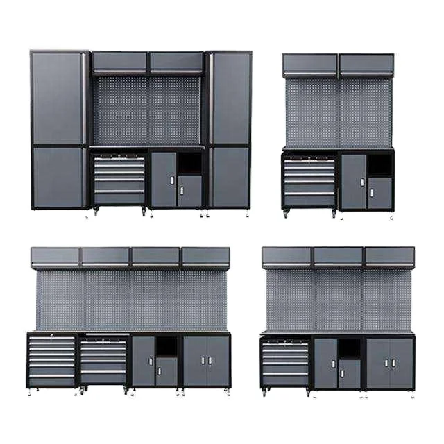 Lab combination garage storage workbench heavy duty garage cabinets