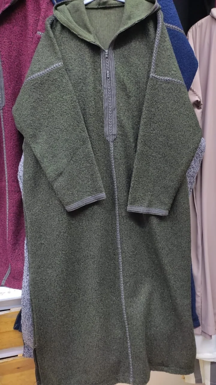 Биядина традиционная Марокканская джеллаба аль-хаббас ручной работы для зимы | Джеллаба с капюшоном Новая коллекция мужчин оптом