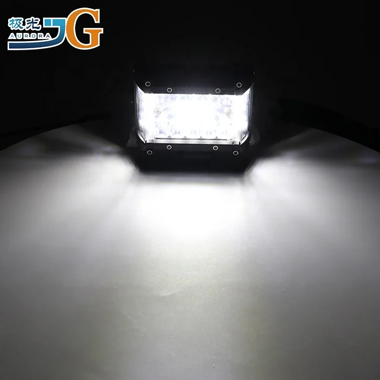  72 Вт комбо балка Led Pods осветительный противотуманный двойной боковой Quad строкавнедорожник 7-дюймовый автомобильный стрелок LED рабочий свет бар для внедорожника