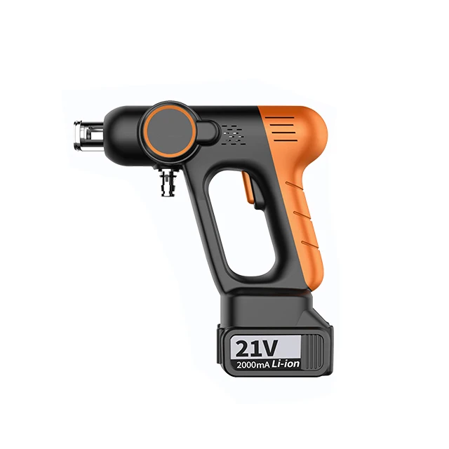 Portable wireless high pressure rechargeable washer cleaning gun Carwash Equipment