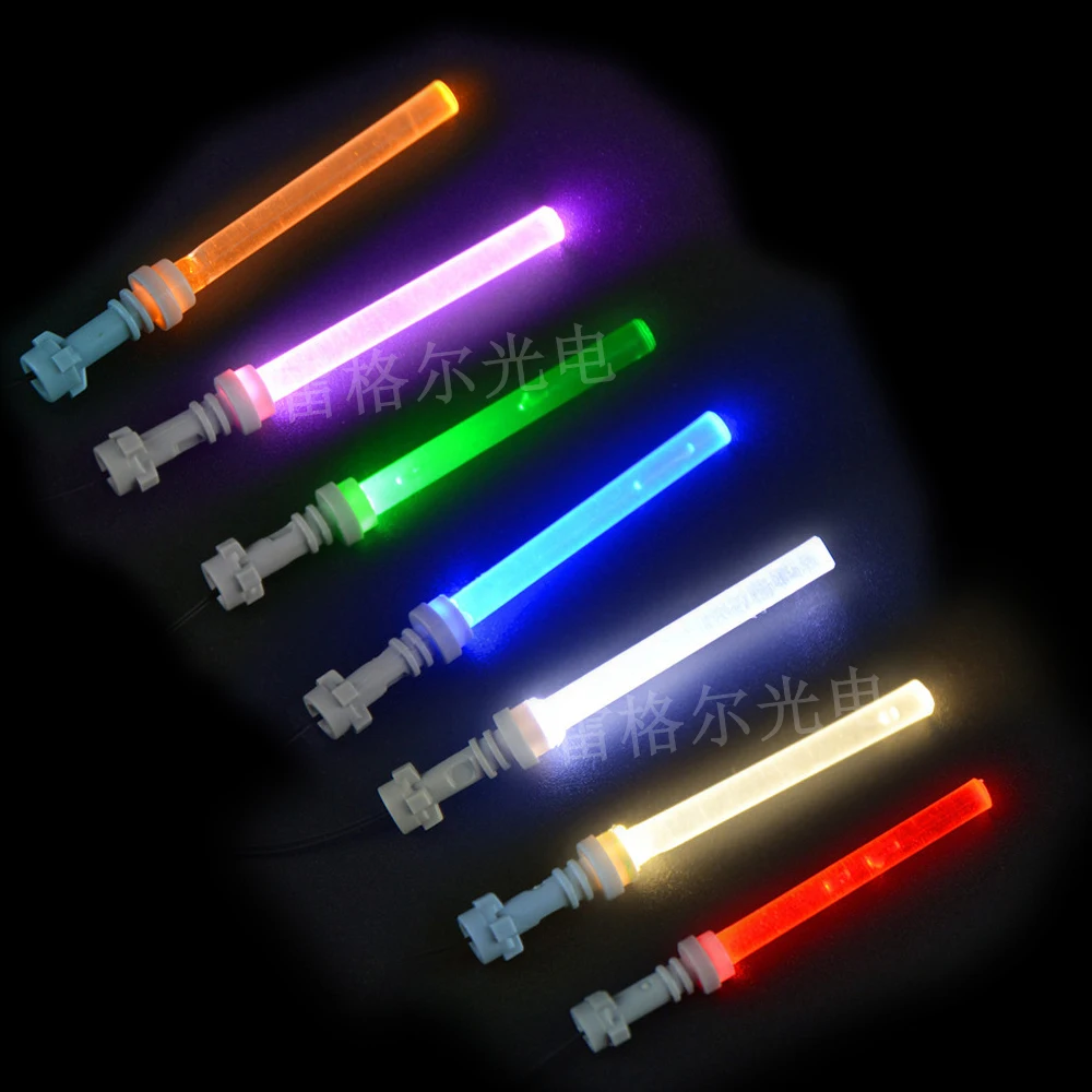 LED Light Kit For Figure USB Connector Contains Only Lightsaber No Blocks diy Building block light for children  toys