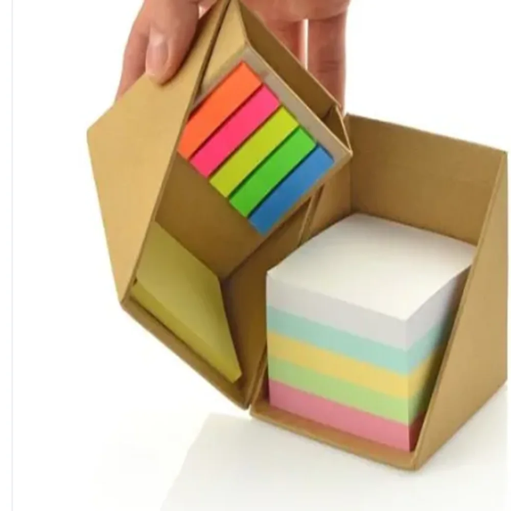 Colorful mini custom fluorescence memo notepad with logo