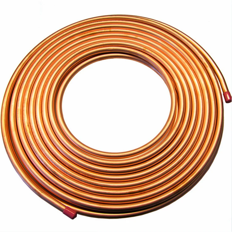 Top Copper Pipe Straight ASTM C10100 C10200 Seamless Copper Tube / Copper Pipe
