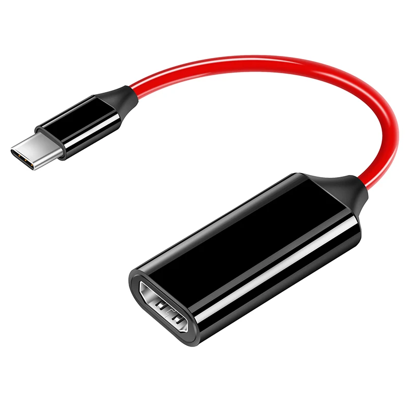 
USB C video adapter for mobile phone cable which is HDMI--compatible/ 4 K USB type C TV adapter 