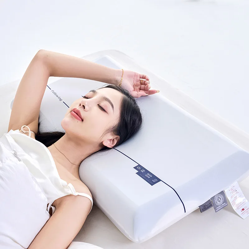 Eco-friendly Cut & Molded Hotel Memory Foam Pillow (with Washable Knit Cover) Orthopedic Pillow for Pressure Relief