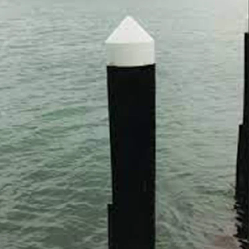 wharf fiberglass pile cap galvanised construction surefoot dock pile fiberglass marine dock piling caps