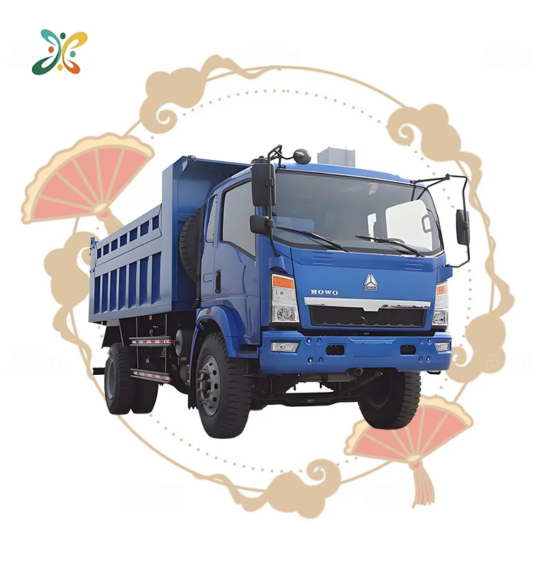 China Small Truck 4X2 4X4 5 Ton 10 Ton Sinotruk Howo Mini Light Cargo Trucks