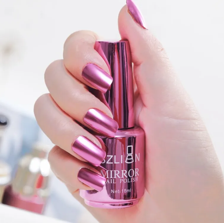 Wholesale 12 Pure Colors Luxury Easy to Use Nail Polish Specular Smooth Long Lasting Professional Exquisite Nail Enamel