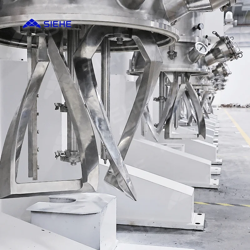 Planetary Vacuum Mixer Planetary Vacuum Powder Feeding Mixing Equipment Stainless Steel Powerful Double Planetary Mixer