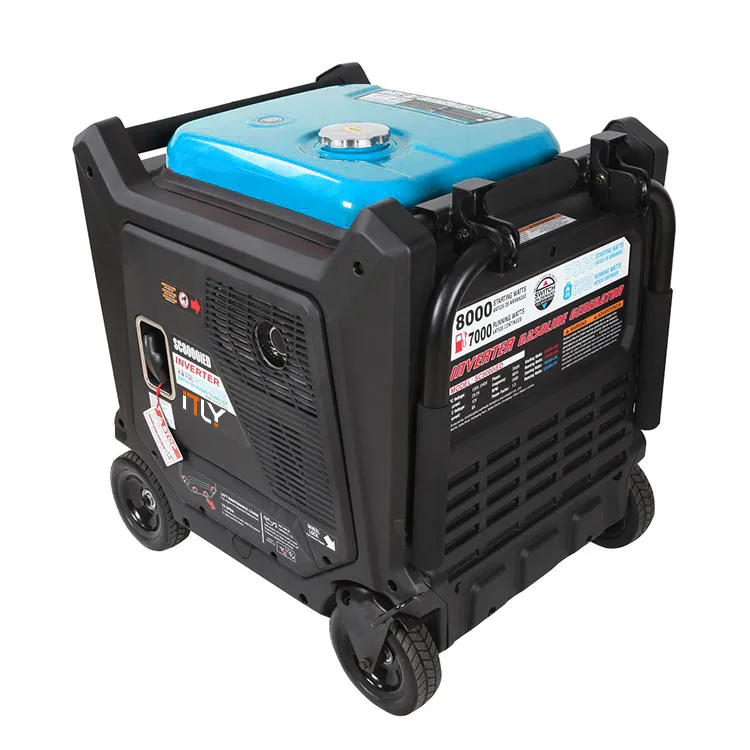Ewell 7KW Digital Invertersuper  Inverter Generator with Handle and Wheels gasoline generator