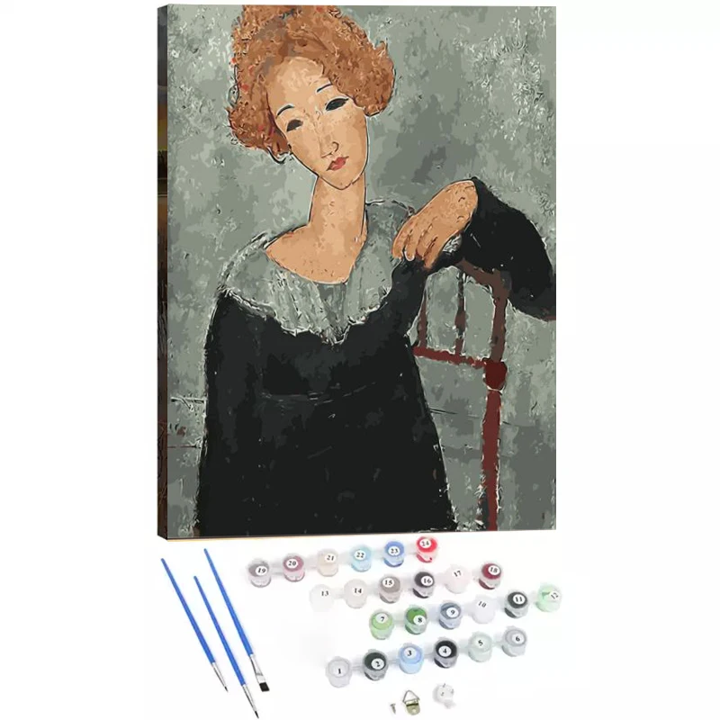 Huifeng Customized Abstract Figure Painting DIY Painting by Numbers