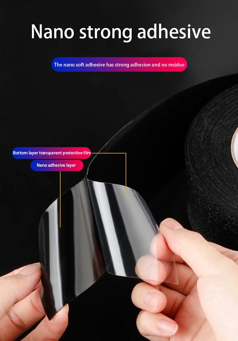 Universal Transparent Peva Anti Slip Grip Tape Car Trunk Threshold Edge Door Sill Protection Film