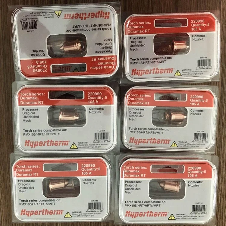 Hypertherm Consumables Plasma Nozzle 220990 For Plasma Cutting Torch