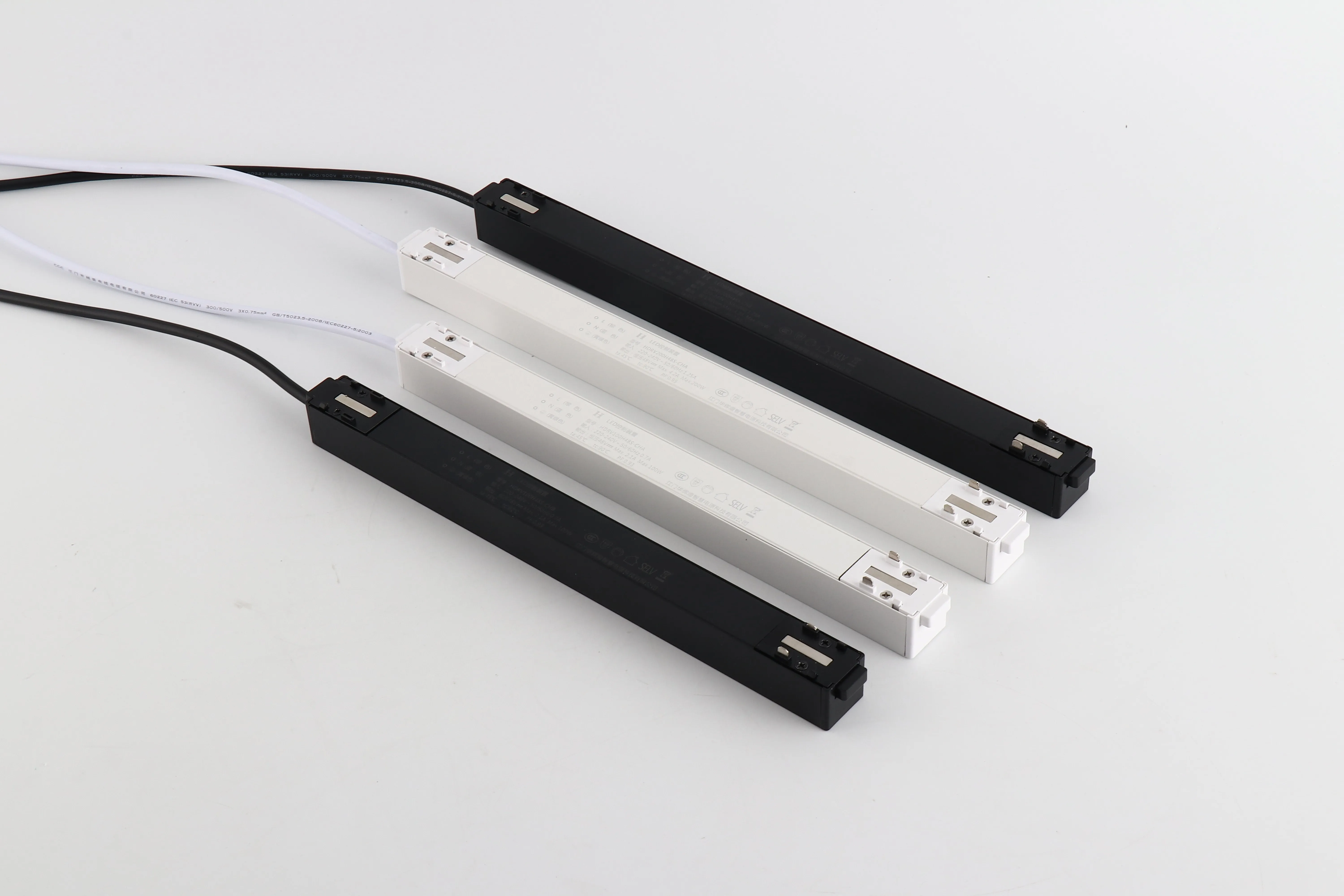 HHH 20mm 26mm Magnetic Track Light Surface Mounted LED Driver 48V Power Supply 100W Output Multiple AC DC Constant Voltage
