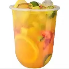 700ml Custom Printed U-Shaped Plastic Cup PP Material for Cold Drinks & Tea ABS & PET Injection Molding Mold Model Number