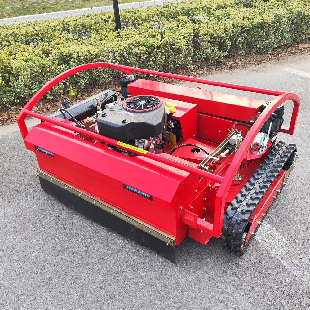 Y7-1300 crawler slope remote control robot lawn mower can climbable self-propelled gasoline engine lawn mower