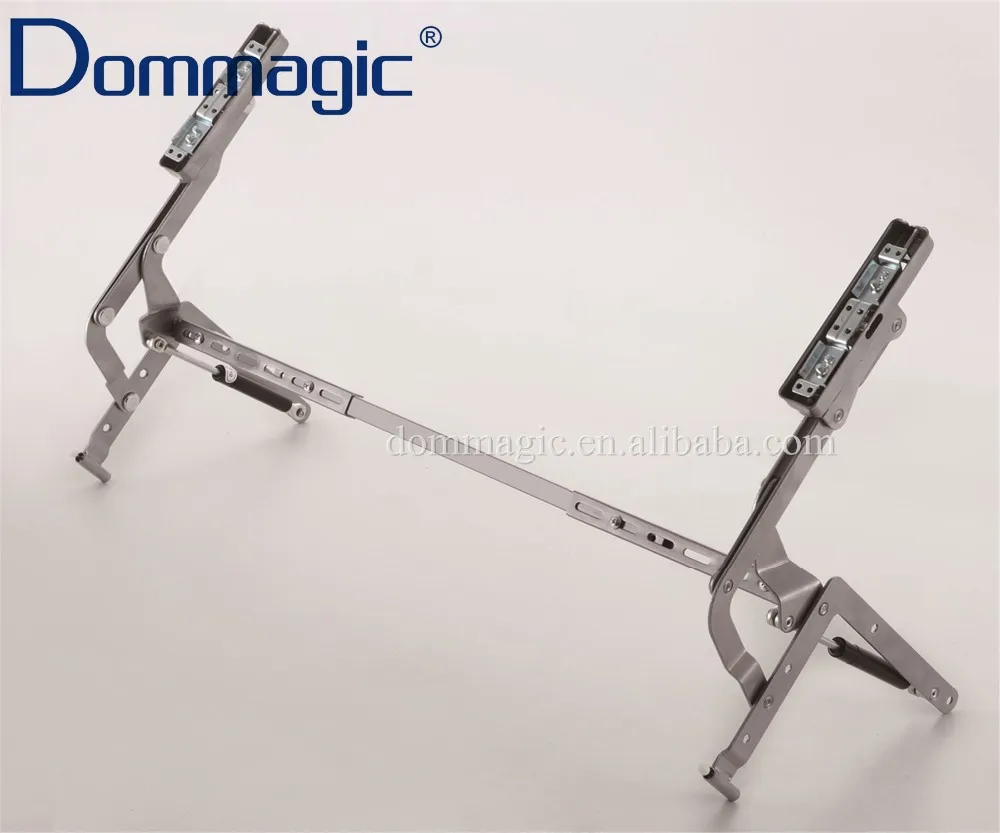 Kitchen Cabinet Door Lift Fitting System Spring Gas Soft Stop Folding Door Support Adjustable Length Lift-up Door Stay D5013