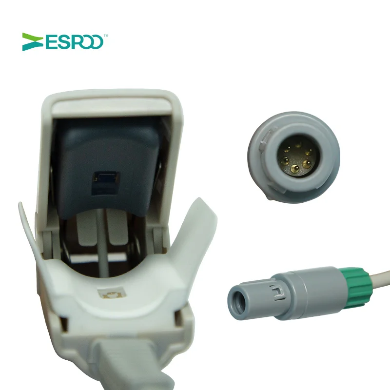 2022 Hotsale shenzhen reusable spo2 sensor cable spo2 ring sensor for medical