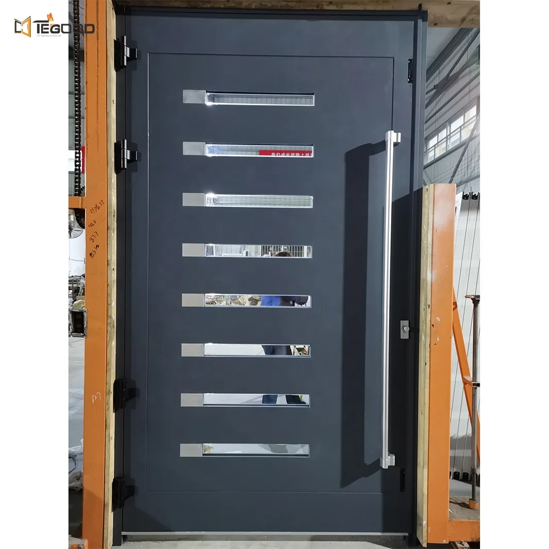 Many Different Types of Modern Attractive and Economical Aluminum Entrance Door Pivot Door
