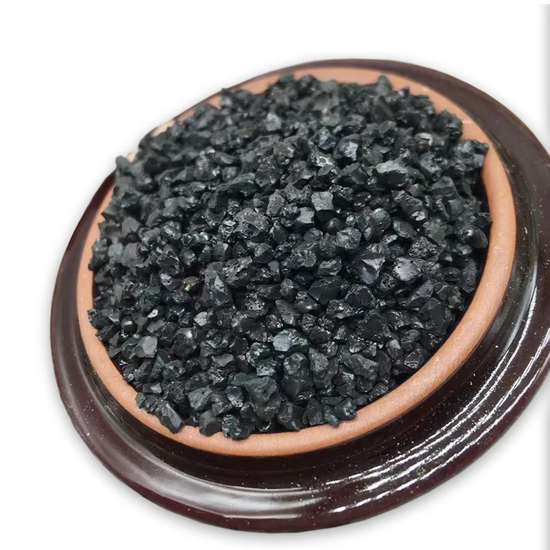 Black emery wholesale metal surface sandblasting rust wear-resistant floor material brown corundum manufacturers emery
