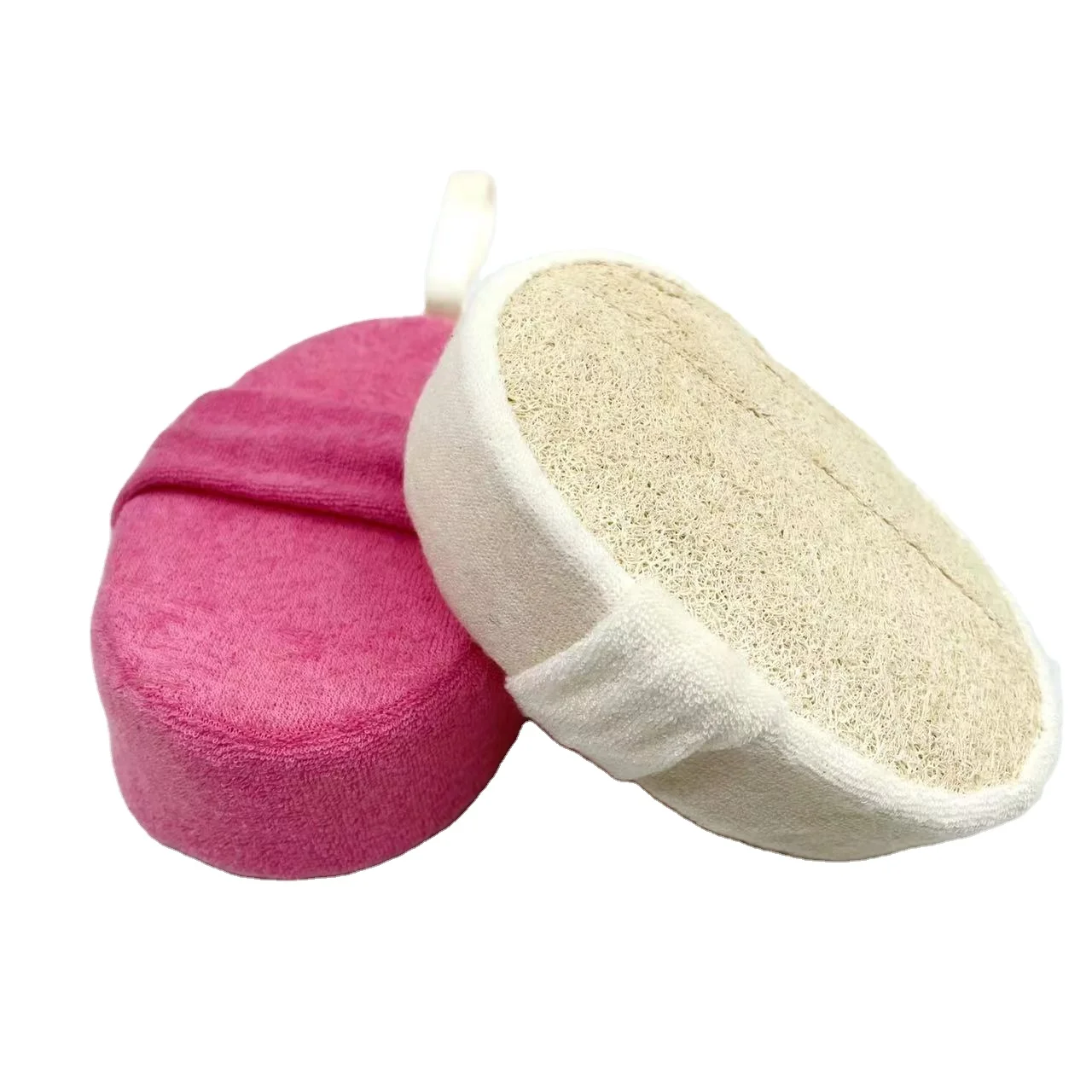 100% Natural Eco-friendly Shower Products Reusable Bath Body Exfoliating Loofah Hemp Sponge