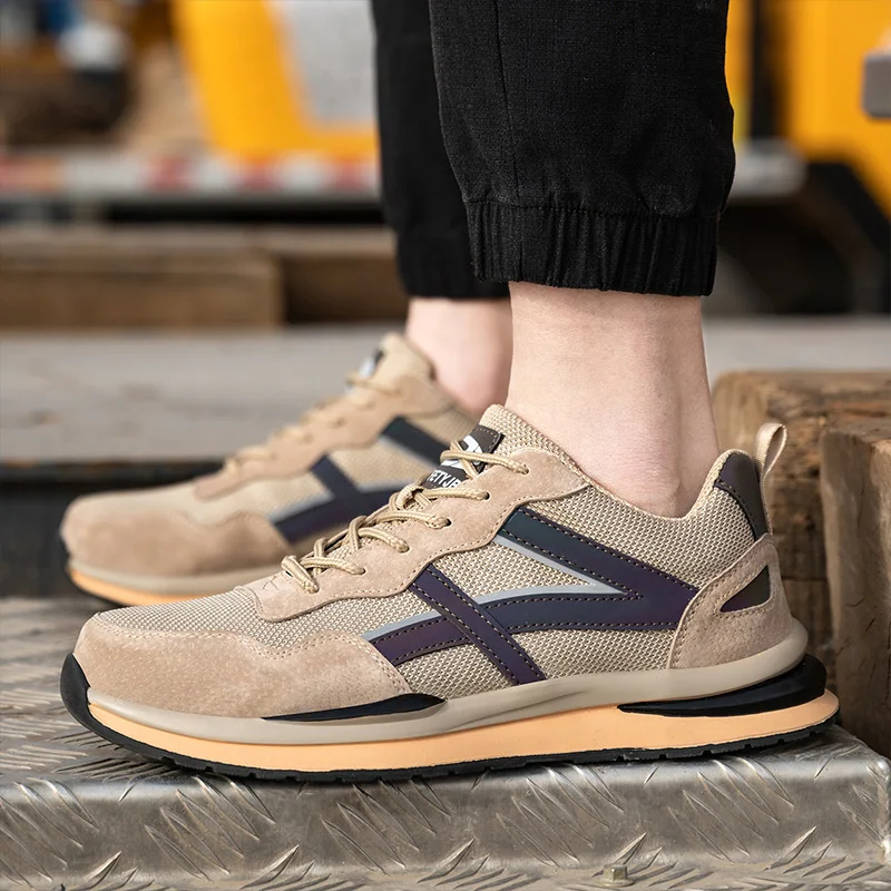 Factory Price Direct Anti Smash And Anti Stab Industrial Protective Safety Shoes Men Work Shoes