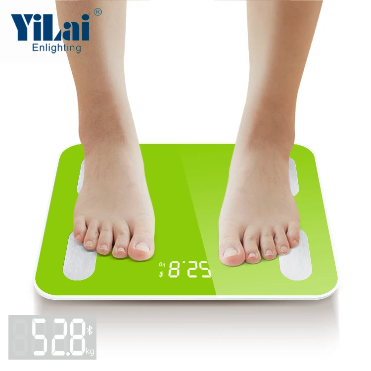 
Blue tooth Body Fat Scale Highly Accurate Bathroom Body Composition Analyzer with Smartphone APP smart digital scale 