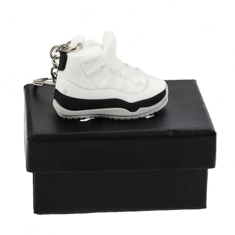 Hot Sales Mini AJ Shoes 3D Air AJ PVC Key Chain 3D Mini NK Sneakers pointe shoe keychain