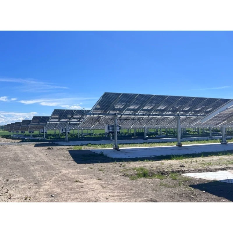 1MW single axis solar tracker mounting system ground mounted solar tracking kit ground solar tracker 1 axes