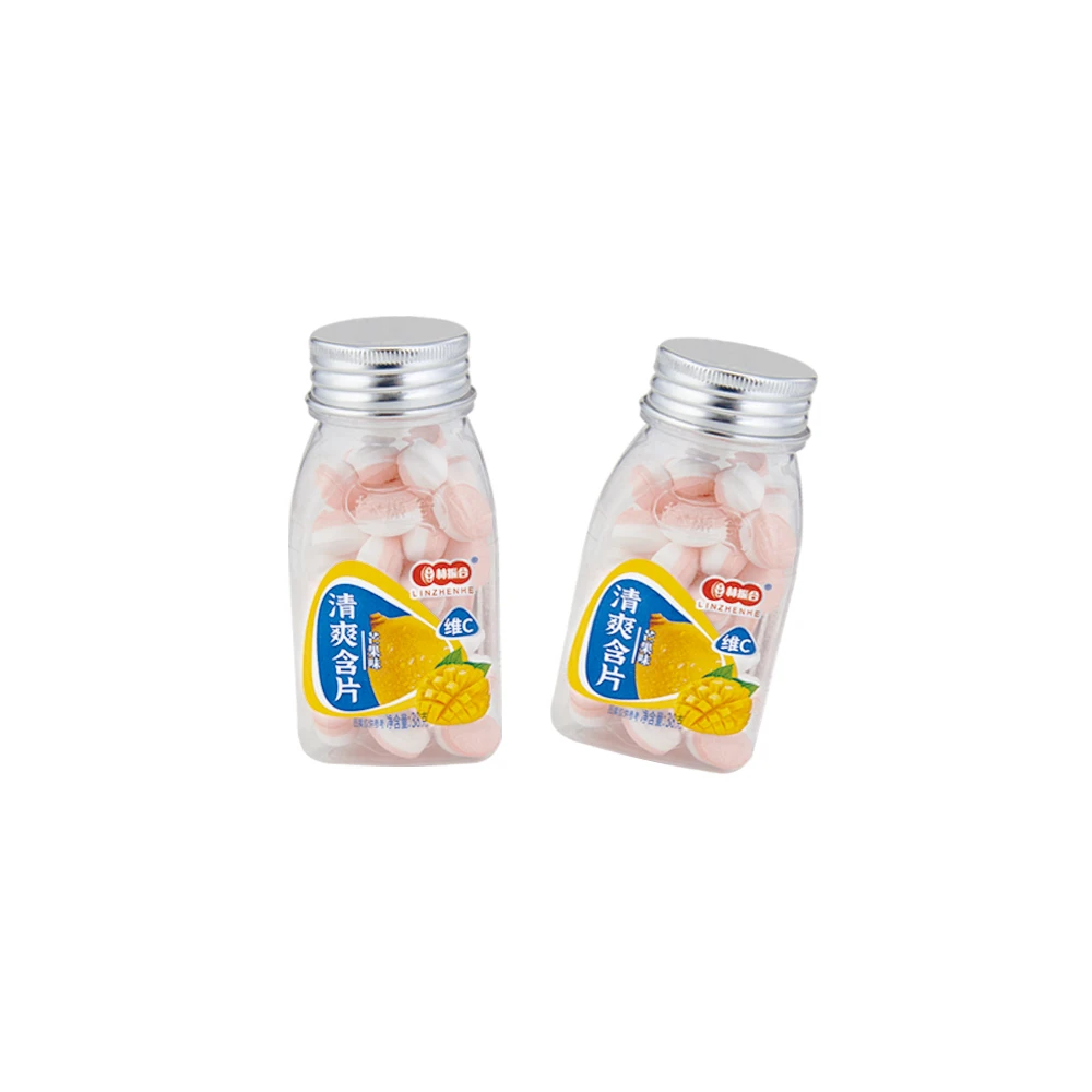 LINZHENHE healthy Sugar Free mango Flavor Mint Candy Wholesale
