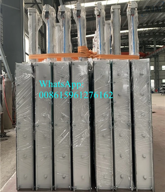 High quality silo bulk solid material discharging gate flow control pneumatic slide gate pneumatic valve flow control valve