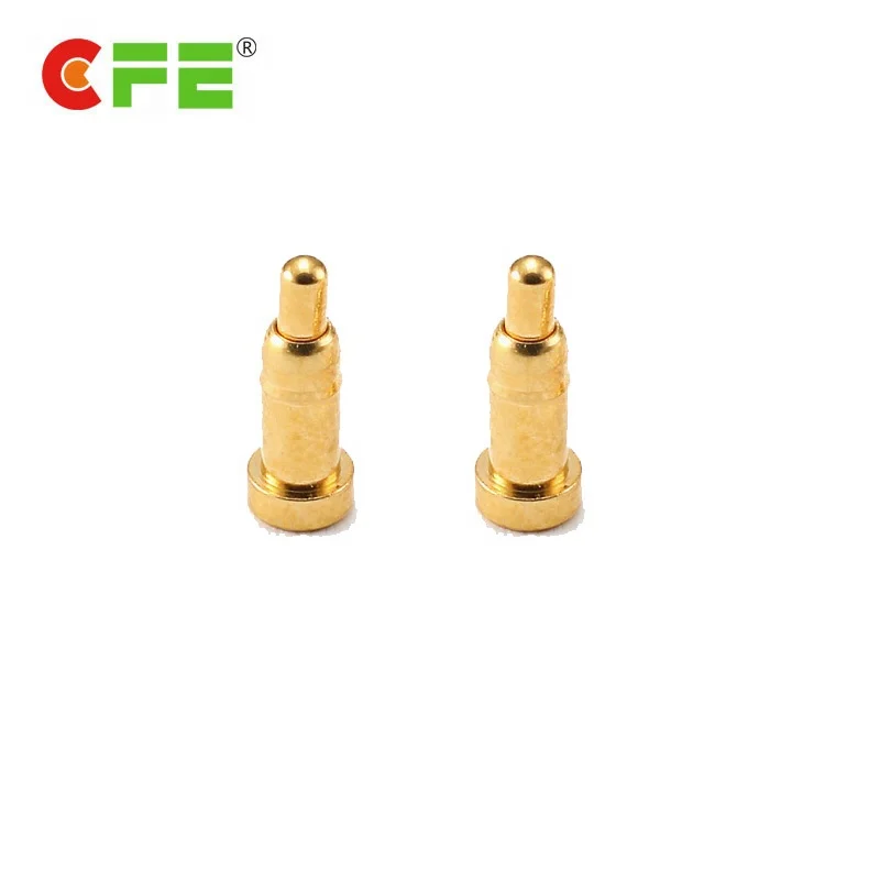 2A smd pogo pin gold plating spring loaded contact