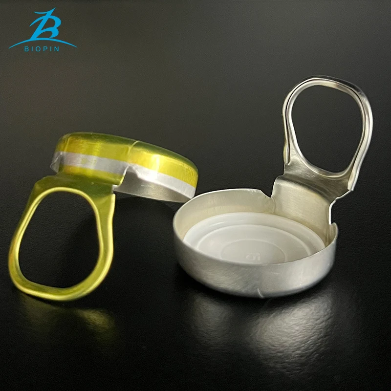 NEPAL PULL of CAPS ALUMINUM RING PULL CLOSURE for BEER BOTTLE