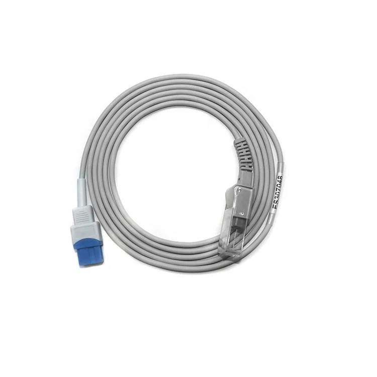 Short Cable Spo2 Sensor Adult Reusable Spo2 Adapter Cable Spo2 Sensor for Nellcor Monitor