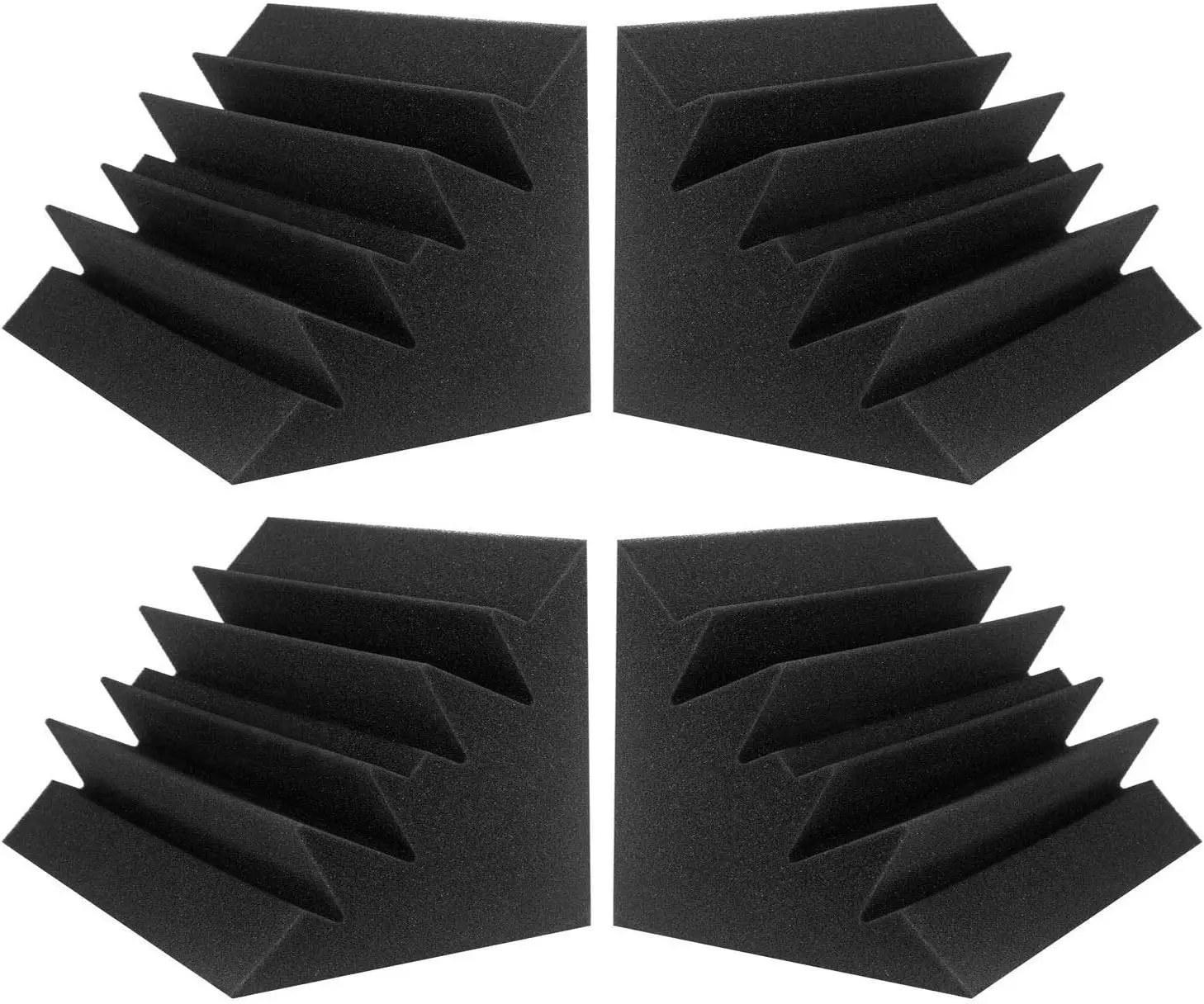 Acoustic Foam Bass Trap Wall Pyramid Sound-Absorbing Panels Recording Studio Equipment sound proof booth