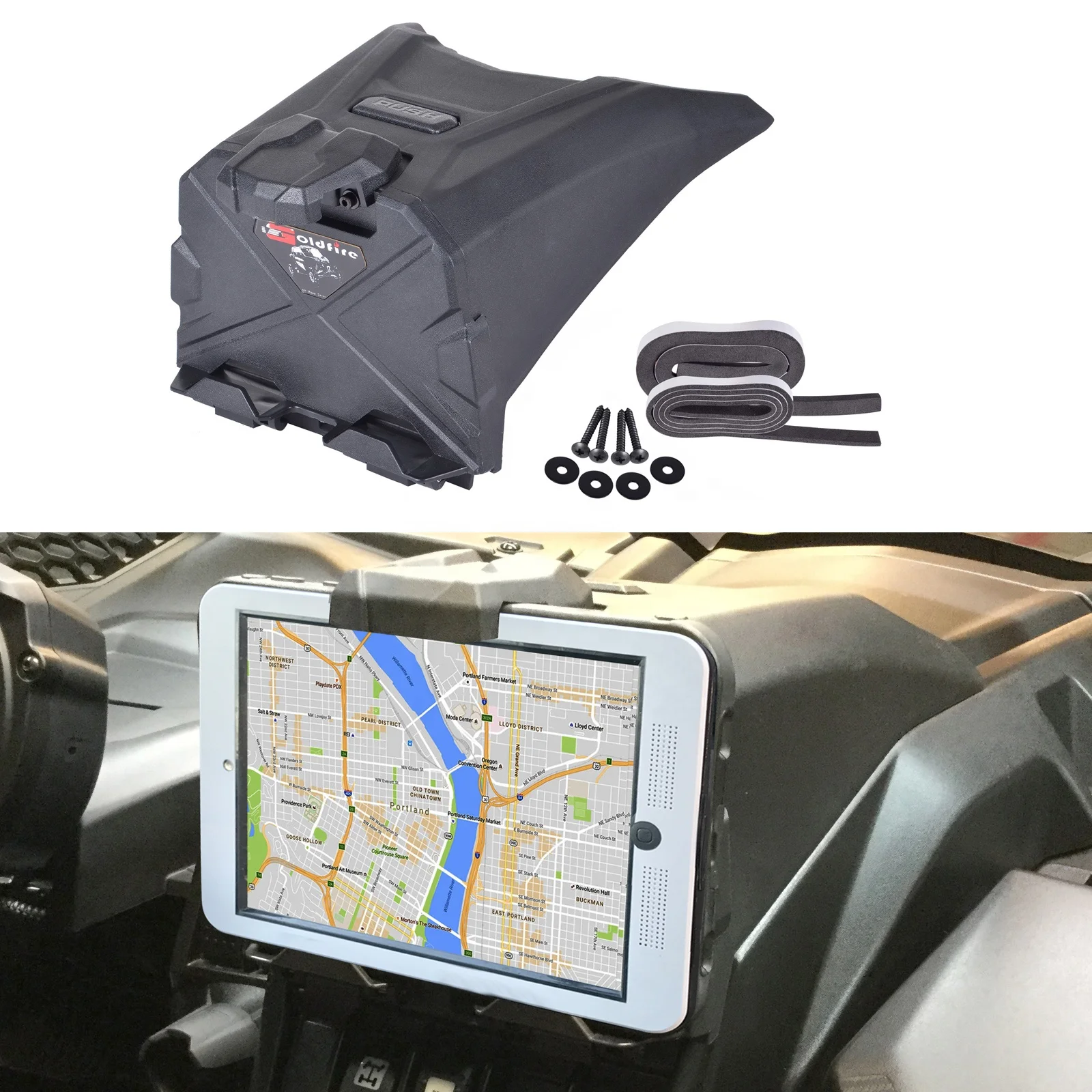 Версия с ящиком для хранения держатель планшета X3 совместимый Max DS MR RC Turbo R Can Am Maverick 2017-2022
