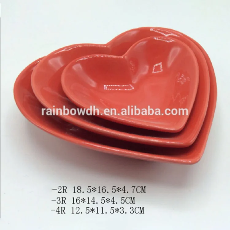 2021 горячая Распродажа простой белый в форме сердца керамическая тарелка для торта свадебные декоративные тарелки