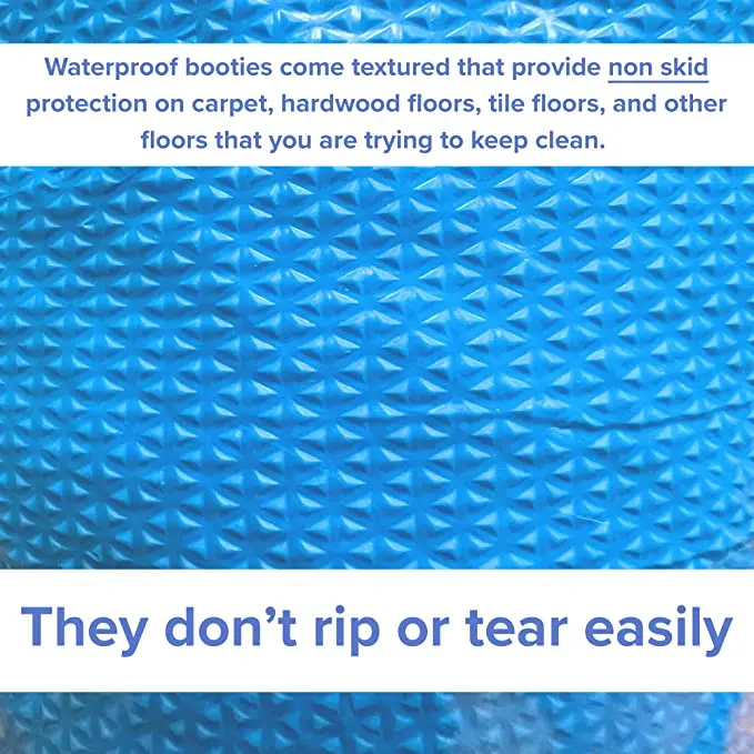 Disposable Medical surgical non skid anti slip PE CPE Shoe Cover