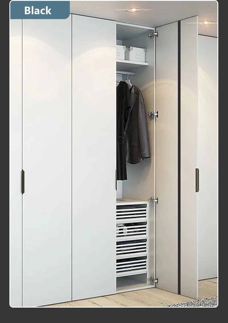 Wholesale Hidden Adjustable Wardrobe Cabinet Door Straightener Wardrobe Wood Door Straightening Aluminum Bar
