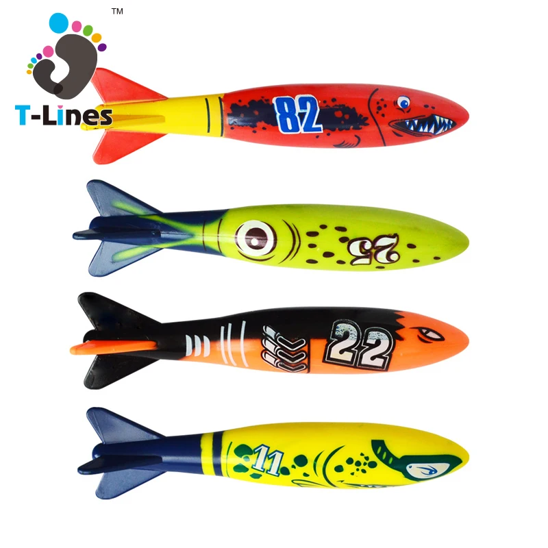 Underwater summer torpedo fish swimming pool diving toys