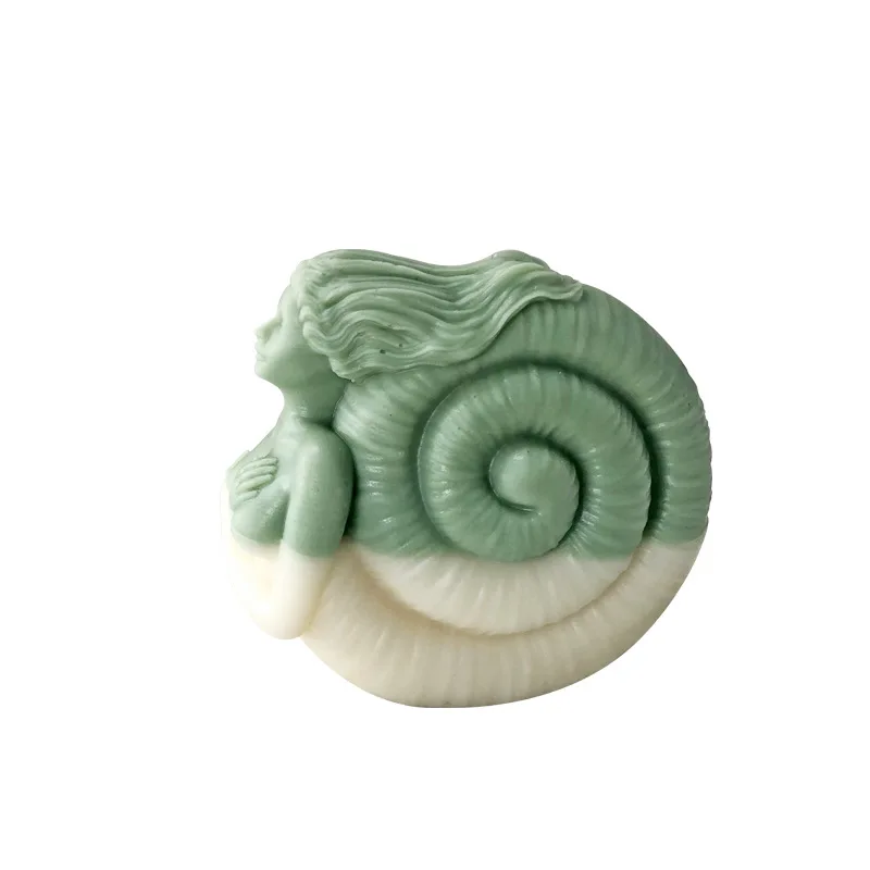 3D Conch Silicone Candle Molds DIY Handmade Decorative Beauty Girl Cake Tools