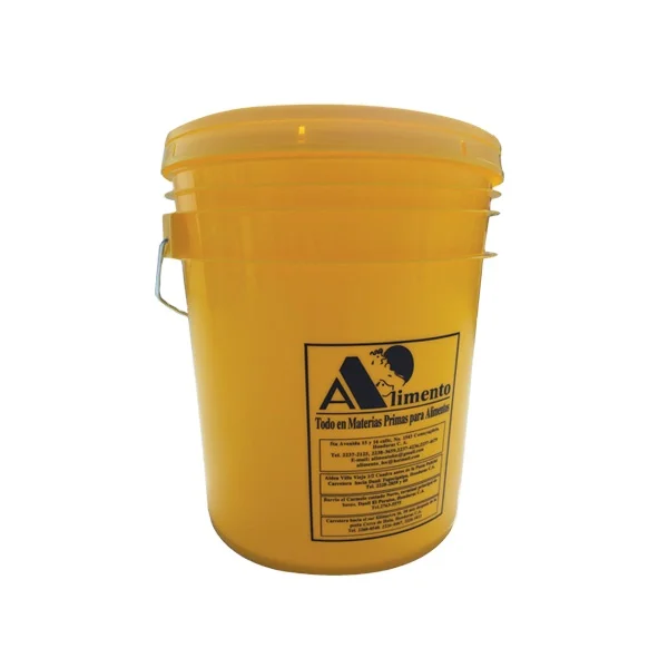 Белое пластиковое ведро с крышкой для пищевых продуктов оптом 1 л, 5 л, 10 л