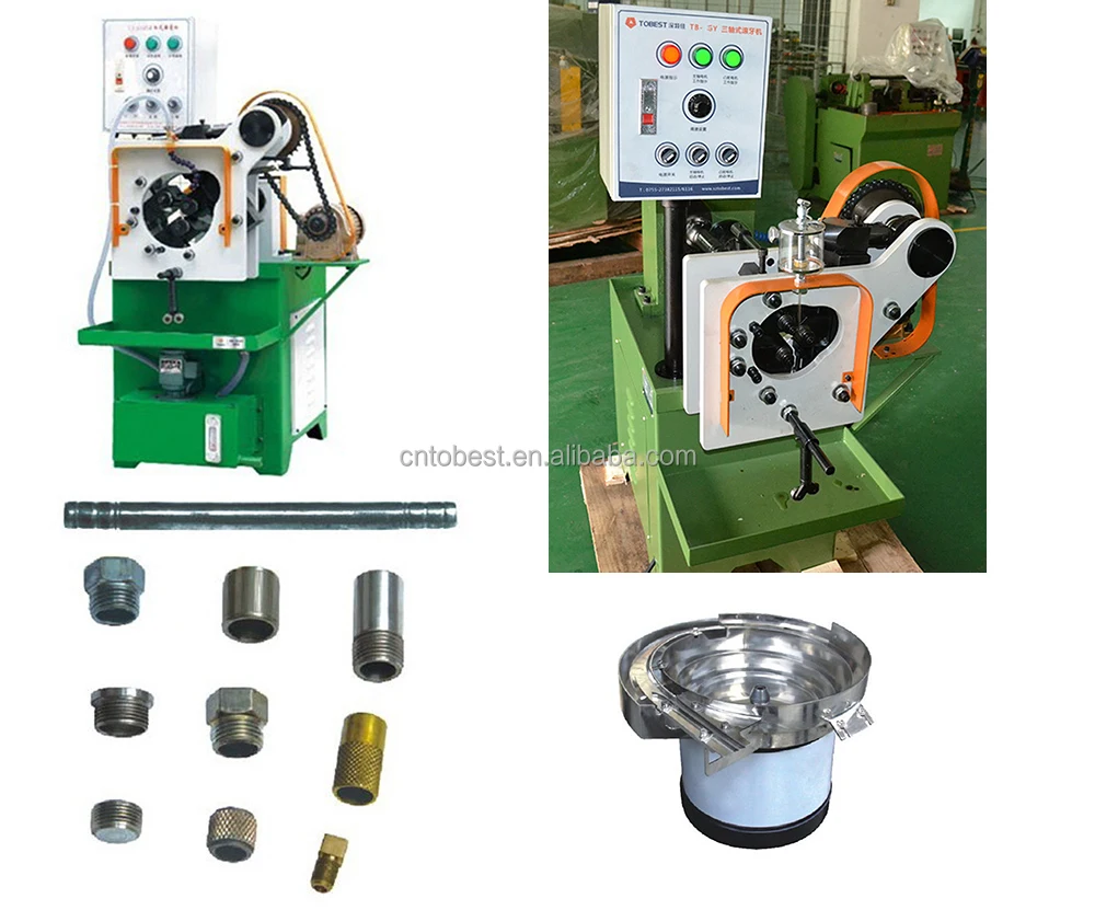 Машина для производства резьбовых труб M4, машина для прокатки резьбы трех рулонов