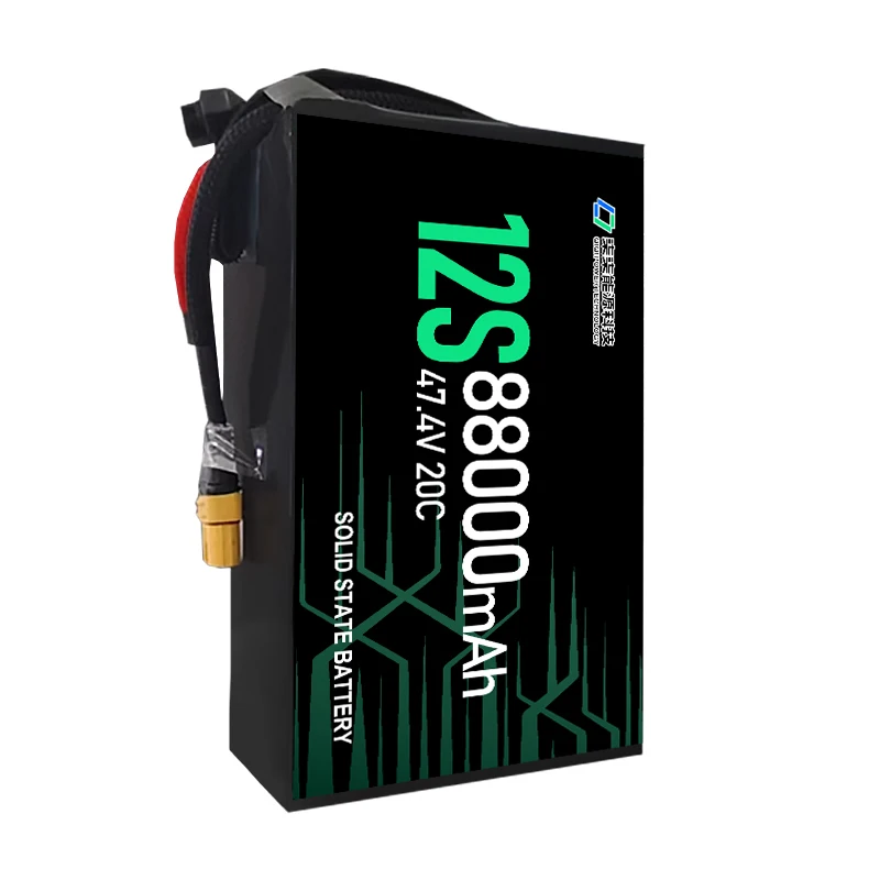 Батарея высокой плотности энергии 12S 67000mAh 88000mAh твердая ионная литий-ионная аккумуляторная батарея FPV Drone RC модель хобби упаковка