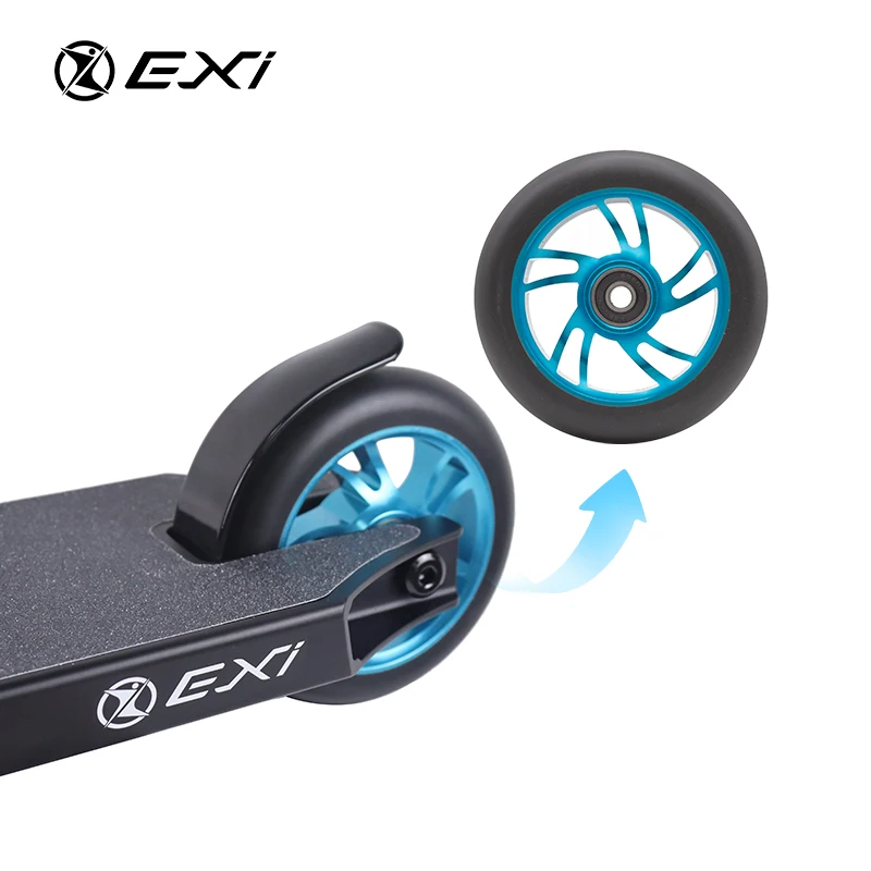 China Wholesale OEM  Pro Stunt Scooter 110mm PU Wheel EN14619 Anodized Deck Adult Kick Scooter