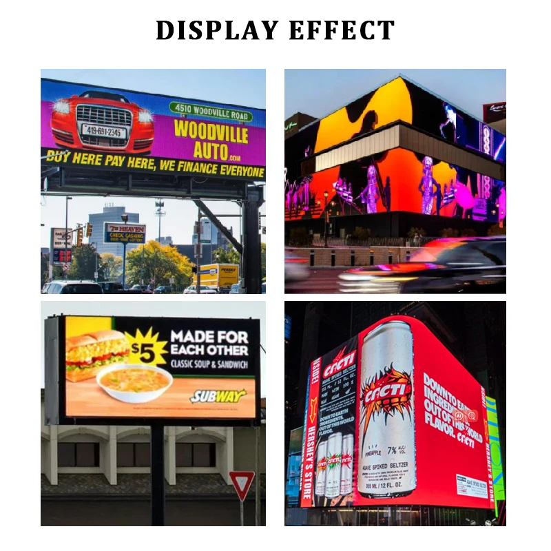 Wholesale customized large size LED billboard screen street movie video wall panel board led display for advertising
