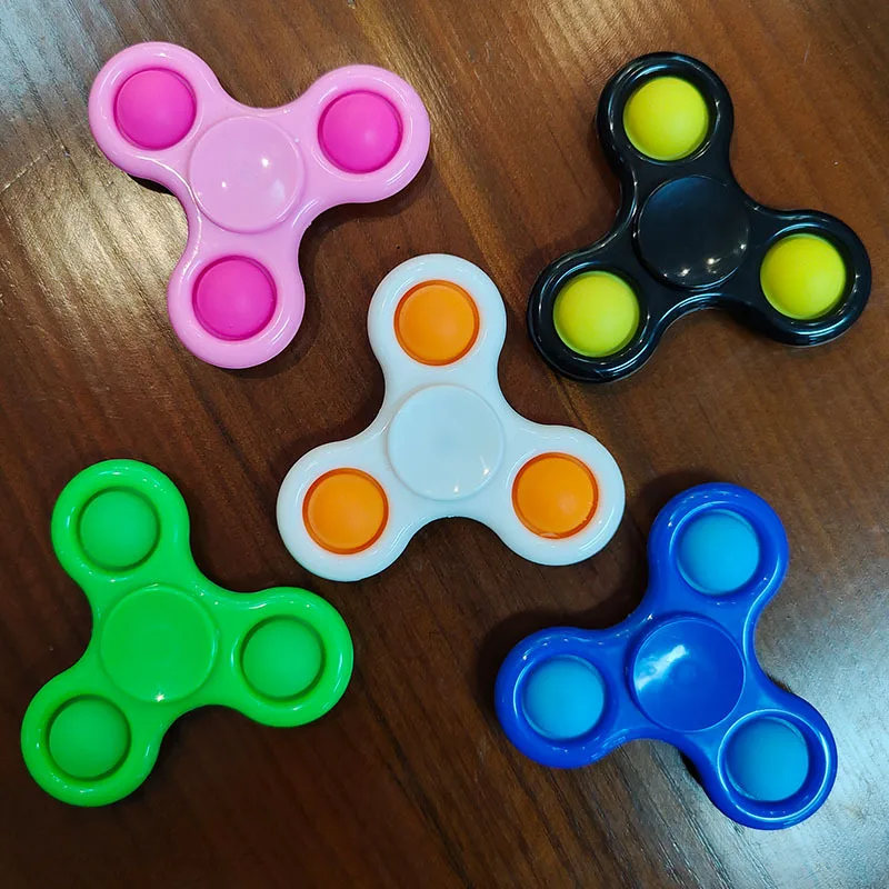 Hot Selling Educational Simple Mini Fidget Spinner Toys Fun Finger Hands Spinner Toy for Kids And Adults
