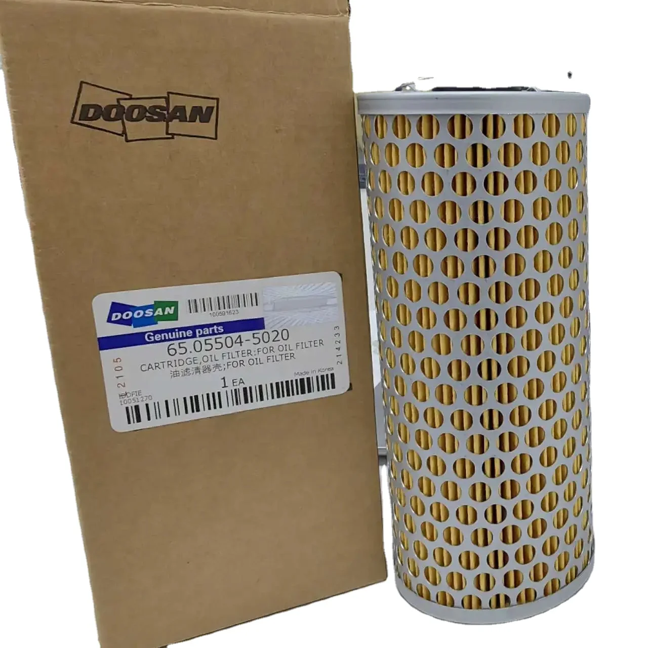 Daewoo bus parts 65055045020 65.05504-5020 CARTRIDGE oil filter for Doosan