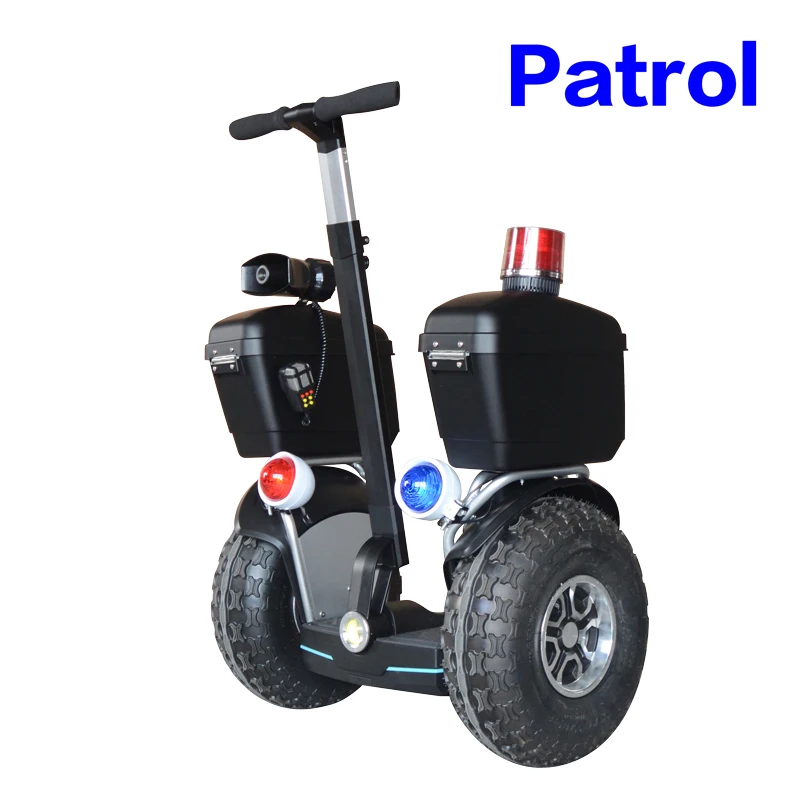 Patrol Vehicles Off Road 2400W Big Wheel Security Use 2 Wheel Electric Self Balancing Guard Scooter
