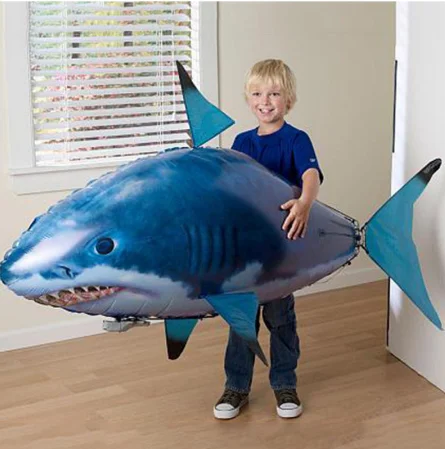 Kids Toys Gifts Party Decoration Toy Remote Control Shark-Toys Fish Infrared RC Flying Air Balloons Fish